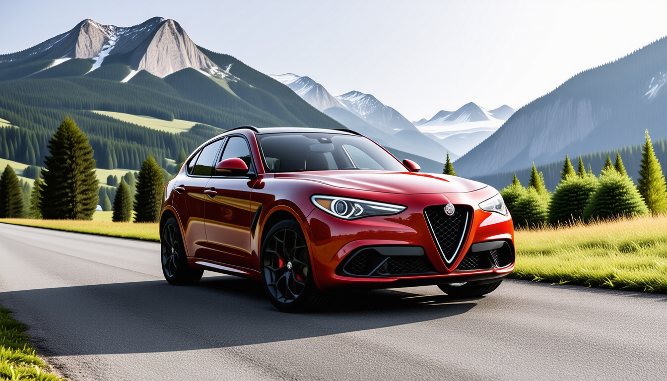 découvrez le nouveau alfa stelvio, un suv qui allie performance et élégance avec un design audacieux et moderne. apprenez-en plus sur ses caractéristiques innovantes et son style distinctif qui ne passent pas inaperçus.