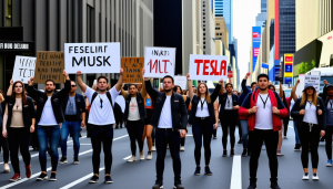 Récemment, des tensions ont émergé dans les rues de New York où des manifestants se sont rassemblés pour exiger l&rsquo;éviction de la figure emblématique de la technologie moderne, Elon Musk. Cet événement s&rsquo;est déroulé devant un magasin Tesla, soulignant la [&hellip;]