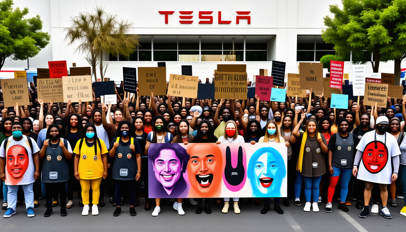 découvrez les récentes manifestations aux états-unis appelant au départ d'elon musk et à la fin de dogecoin devant les locaux de tesla. analyse de la mobilisation populaire et des enjeux entourant l'avenir de la crypto-monnaie et de l'entreprise emblématique.