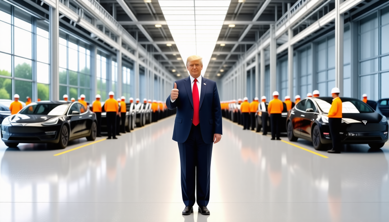 découvrez comment donald trump exprime son soutien à tesla et à elon musk face aux défis actuels. une analyse des enjeux économiques et politiques qui entourent cette alliance inattendue.