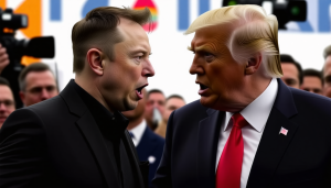 Une récente controverse a éclaté sur les réseaux sociaux, mettant en lumière des tensions entre Elon Musk, le PDG de Tesla et SpaceX, et un proche de Donald Trump. Les échanges houleux continuent d&rsquo;attirer l&rsquo;attention du public, notamment en raison [&hellip;]