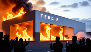Elon Musk, le PDG de Tesla, a qualifié l&rsquo;incendie de l&rsquo;un de ses nouveaux garages récemment inaugurés d&rsquo;acte de « terrorisme ». Cet incident soulève de nombreuses interrogations sur la sécurité des infrastructures de l&rsquo;entreprise et les motivations derrière de tels actes [&hellip;]