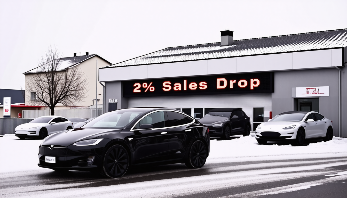 découvrez comment tesla a enregistré une chute de 26 % de ses ventes sur le marché français en février, et les implications de cette tendance pour l'avenir de la marque électrique en france.