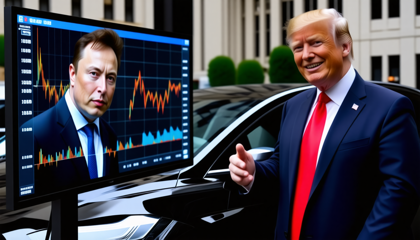 découvrez comment elon musk a subi une chute de plus de 15% de ses actions à wall street, en parallèle de l'annonce surprenante de donald trump décidant d'acheter une tesla. analyse des réactions du marché et des implications pour l'avenir de l'entreprise.