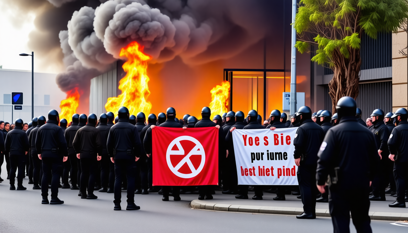 découvrez comment un collectif anarchiste revendique l'incendie du showroom tesla à toulouse, révélant des tensions sociales et des actes de désobéissance civile. plongée dans un acte engagé qui soulève des questions sur l'activisme et la résistance contemporaine.