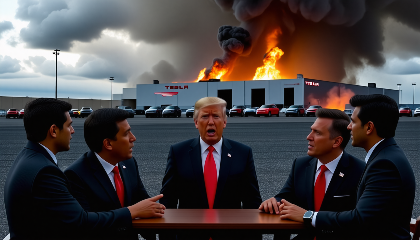 la crise s'intensifie chez tesla après les récents incendies à las vegas. un investisseur réclame la démission d'elon musk, mettant en lumière les tensions au sein de l'entreprise. découvrez les enjeux et conséquences de cette situation alarmante.