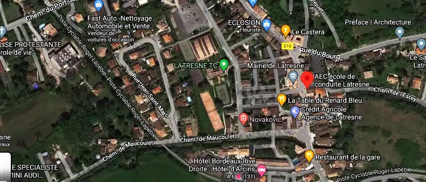 Permis auto Ecole à Latresne