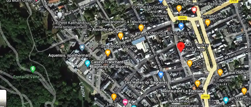 Permis auto Ecole à Bagnères-de-Bigorre