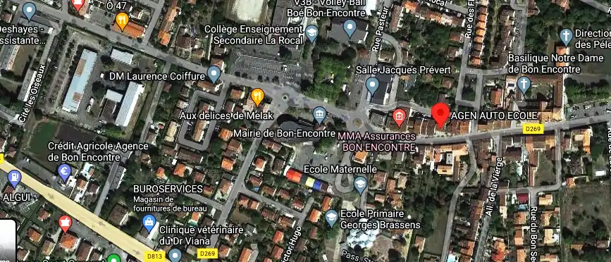 Permis auto Ecole à Bon-Encontre