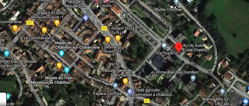 Permis auto Ecole à Châtillon-sur-Chalaronne