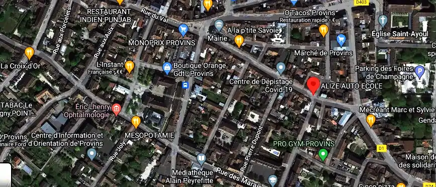 Permis auto Ecole à Provins