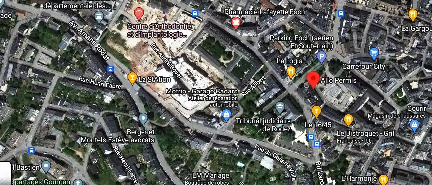 Permis auto Ecole à Rodez