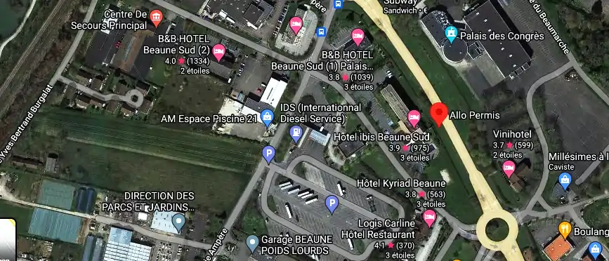 Permis auto Ecole à Beaune