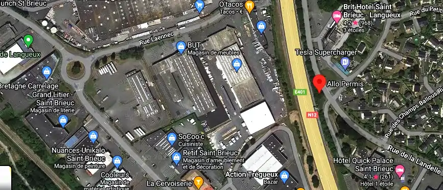 Permis auto Ecole à Langueux