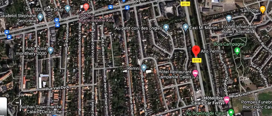 Permis auto Ecole à Calais