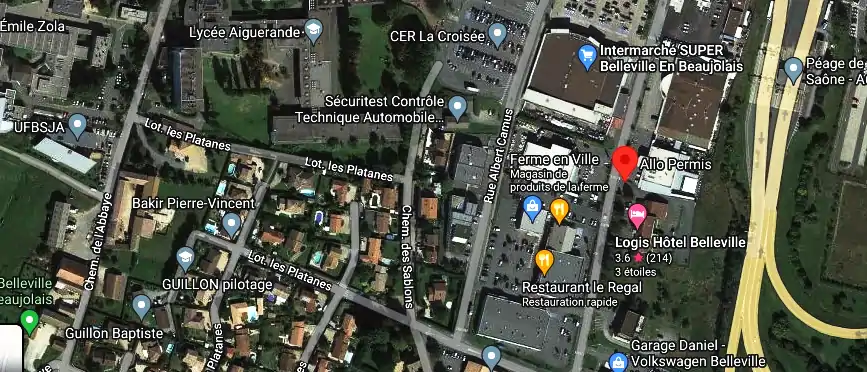 Permis auto Ecole à Belleville-en-Beaujolais