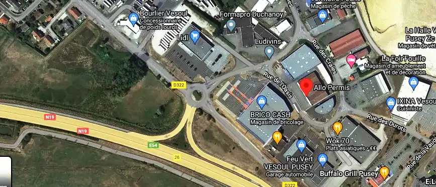 Permis auto Ecole à Pusey