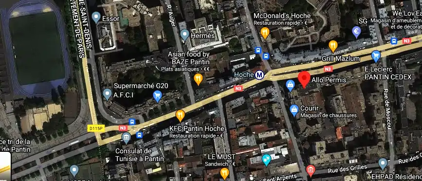 Permis auto Ecole à Pantin