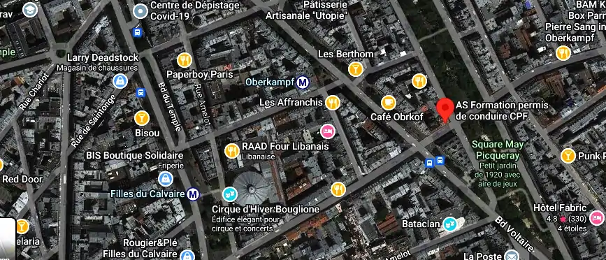 Permis auto Ecole à Paris