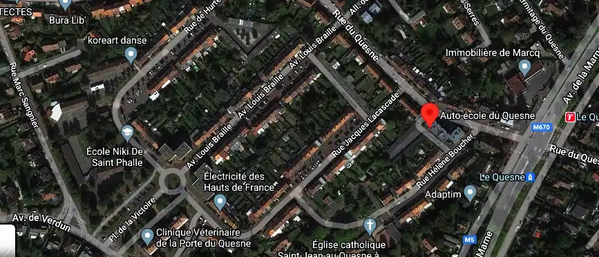 Auto-école du Quesne, Auto Ecole à Marcq-en-Barœul 59700