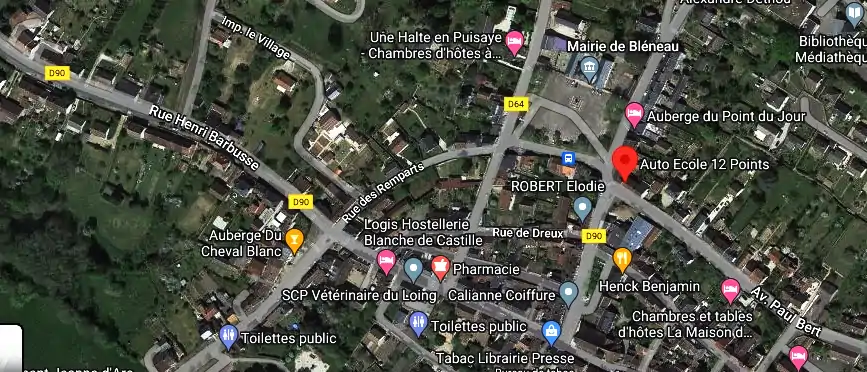 Permis auto Ecole à Bléneau