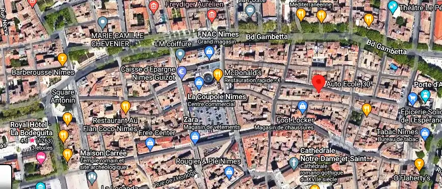 Permis auto Ecole à Nîmes