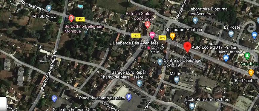 Permis auto Ecole à Les Avenières Veyrins-Thuellin