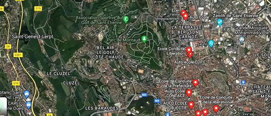 Permis auto Ecole à Saint-Étienne