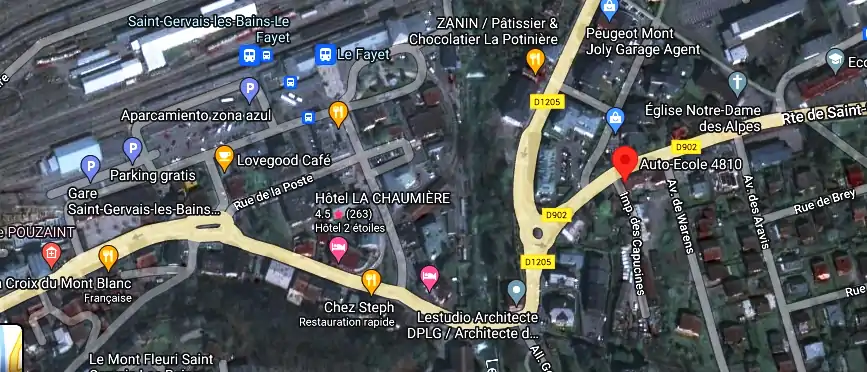 Auto-Ecole 4810 à Saint-Gervais-les-Bains