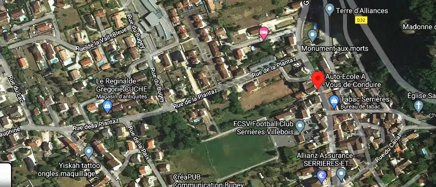 Permis auto Ecole à Serrières-de-Briord