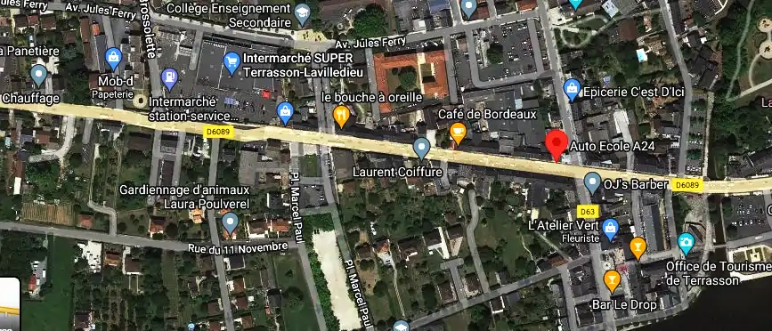 Permis auto Ecole à Terrasson-Lavilledieu