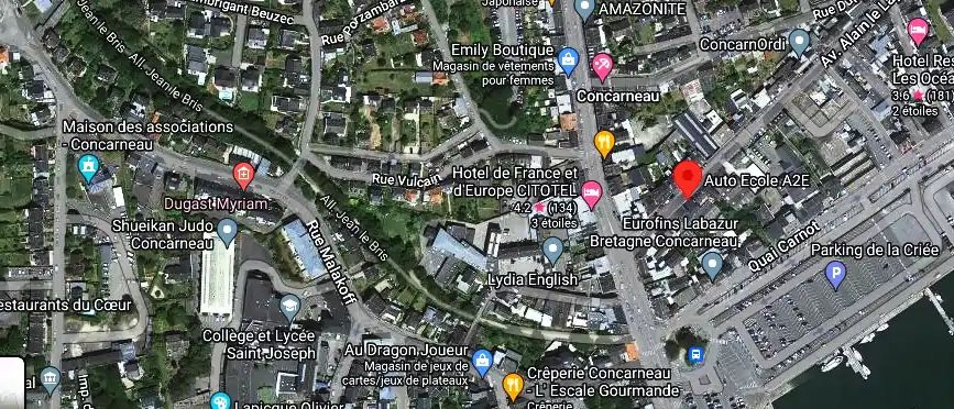 Permis auto Ecole à Concarneau