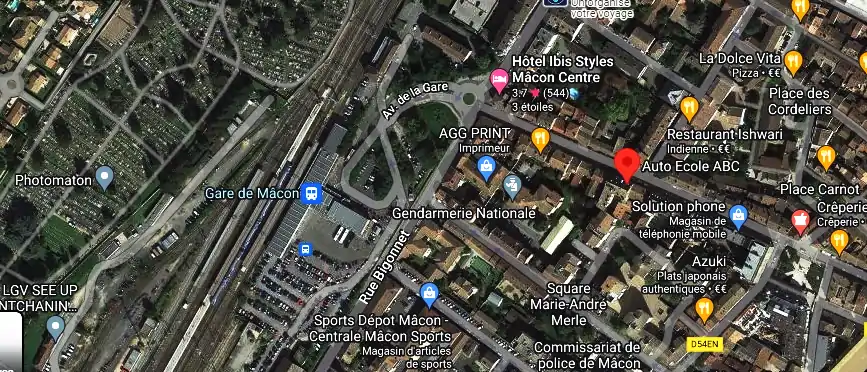 Permis auto Ecole à Mâcon