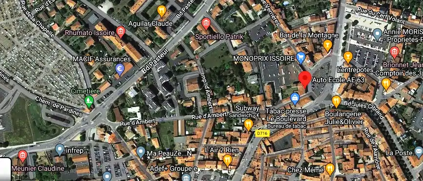 Permis auto Ecole à Issoire