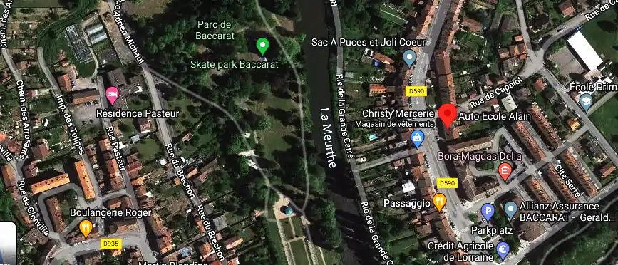 Permis auto Ecole à Baccarat