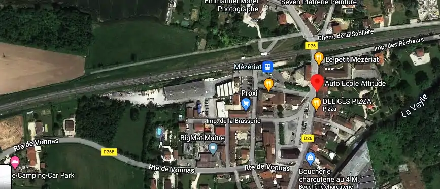 Permis auto Ecole à Mézériat