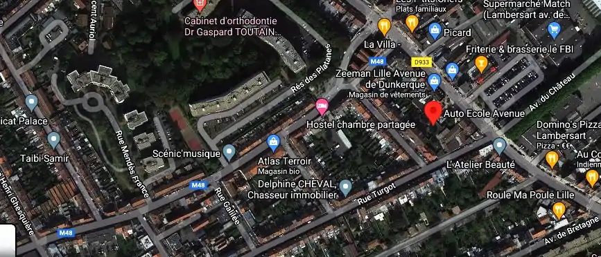 Permis auto Ecole à Lille