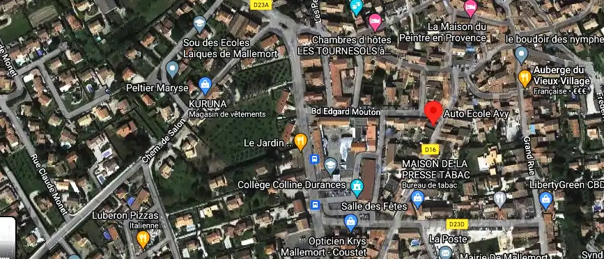 Permis auto Ecole à Mallemort