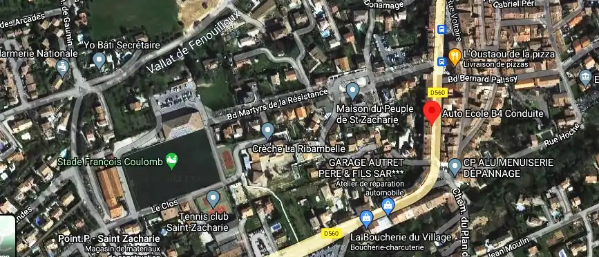 Permis auto Ecole à Saint-Zacharie