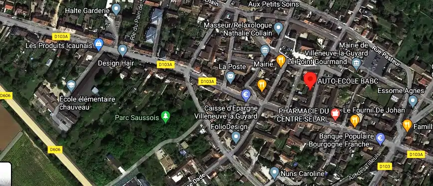 Permis auto Ecole à Villeneuve-la-Guyard