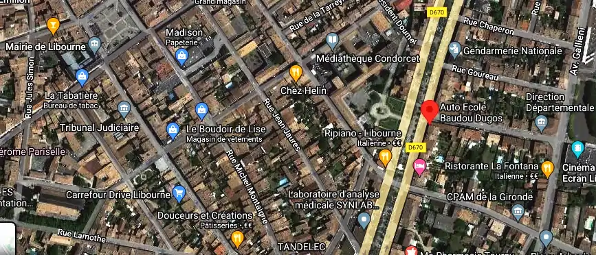 Permis auto Ecole à Libourne