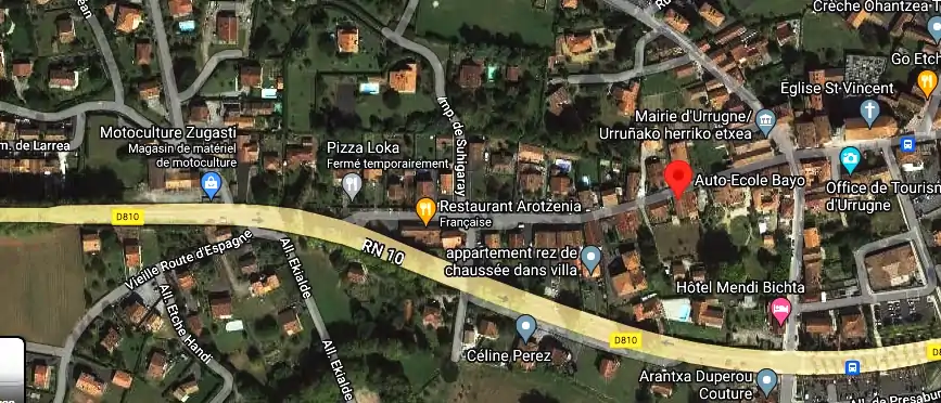 Permis auto Ecole à Urrugne