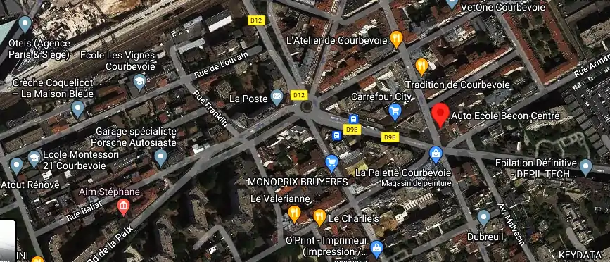 Permis auto Ecole à Courbevoie