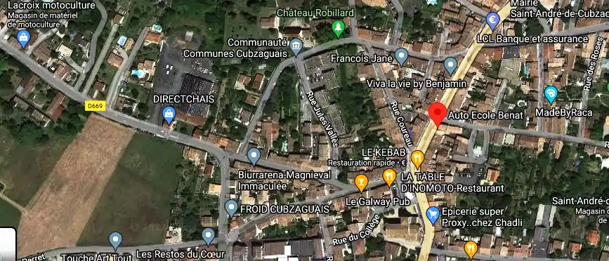 Permis auto Ecole à Saint-André-de-Cubzac