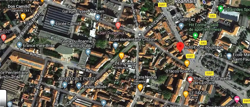 Permis auto Ecole à Roanne