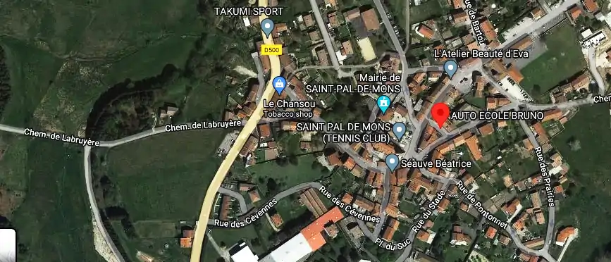 Permis auto Ecole à Saint-Pal-de-Mons