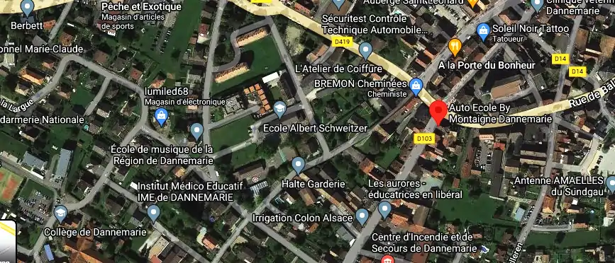 Permis auto Ecole à Dannemarie