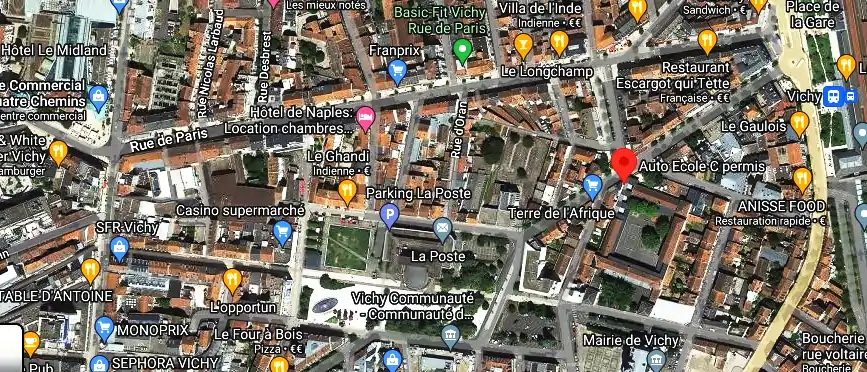 Permis auto Ecole à Vichy