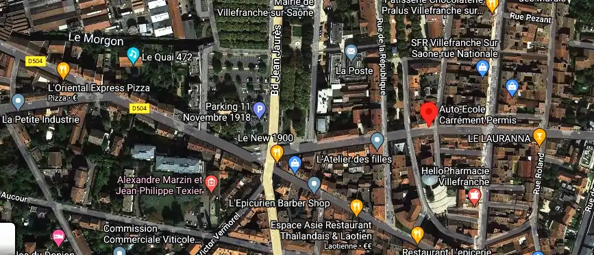 Permis auto Ecole à Villefranche-sur-Saône