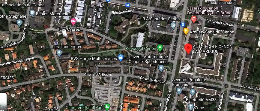 Permis auto Ecole à Cenon